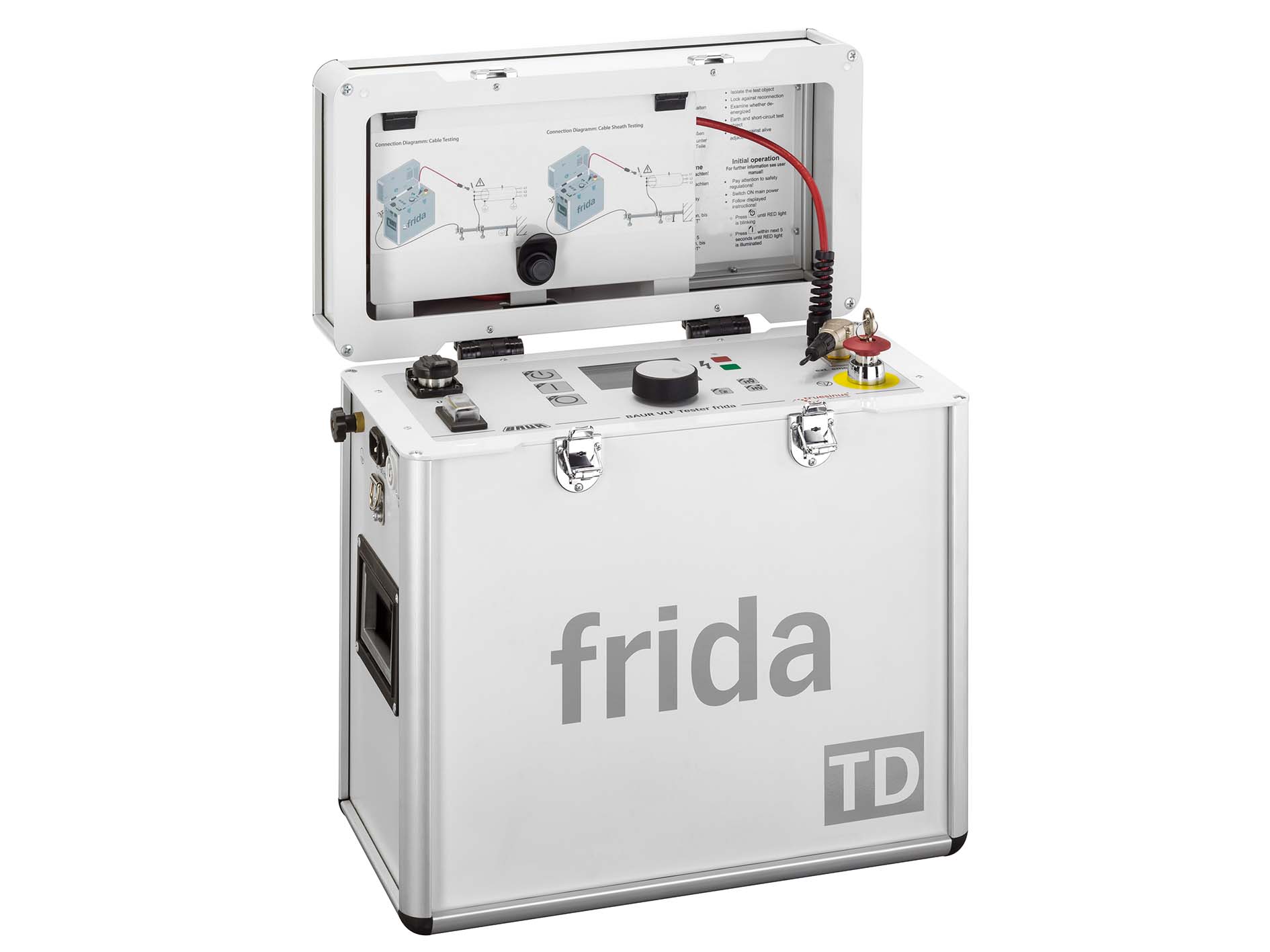 frida TD BAUR VLF tester and diagnostics device with truesinus