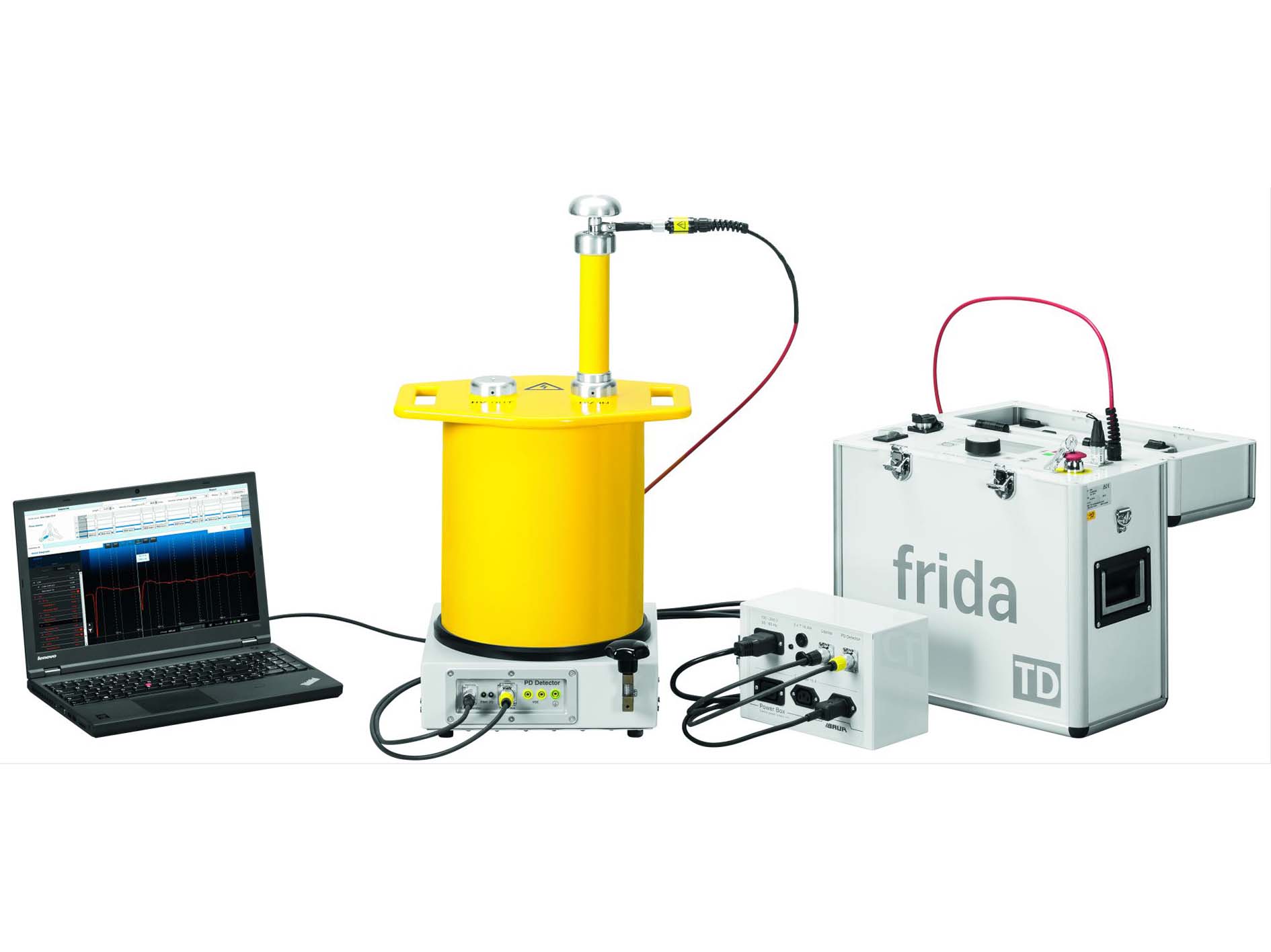 frida TD & PD-TaD 62 BAUR VLF Test and PD diagnostics system with truesinus